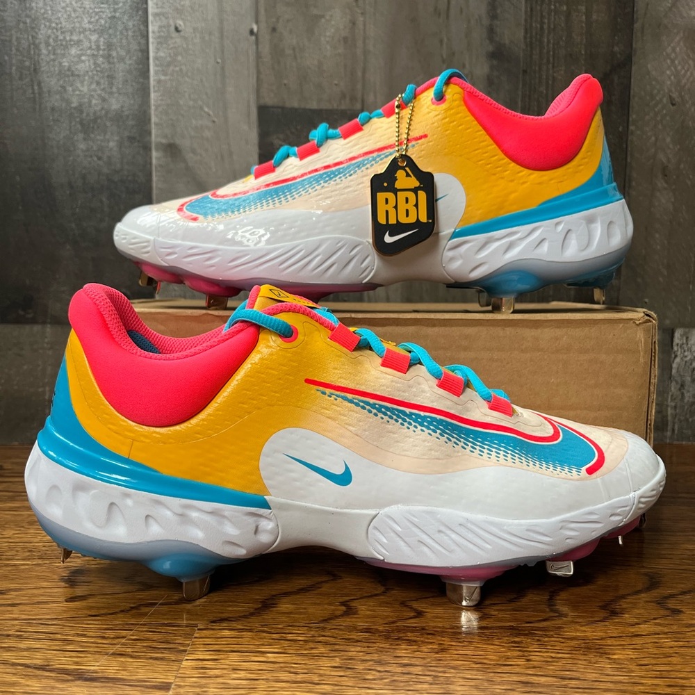 Nike Alpha Huarache Elite Low New York PE Mens Sz Baseball Cleats RBI